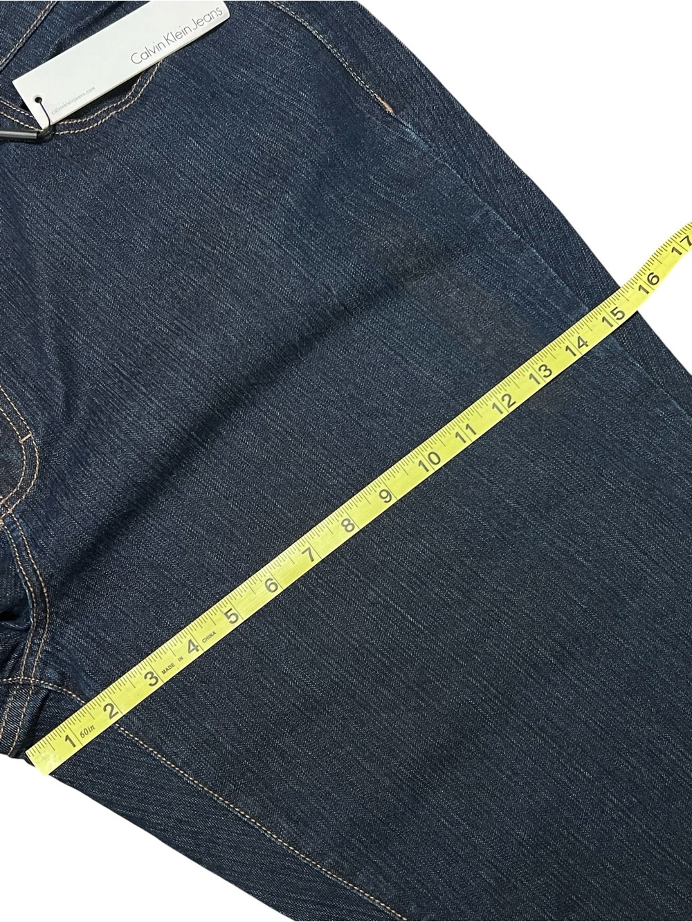 Calvin Klein 24W Flare Leg Jeans Straight Fit Coastal Cowgirl Beach Rodeo Ranch - Picture 8 of 11